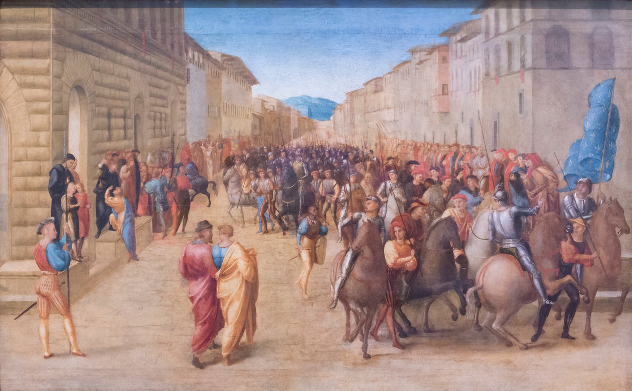 Ingresso di Carlo VIII a Firenze da Francesco Granacci