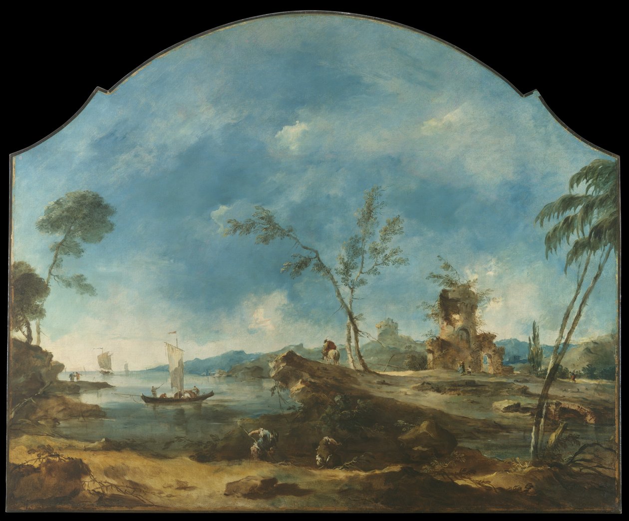 Paesaggio fantastico, ca. 1765 da Francesco Guardi