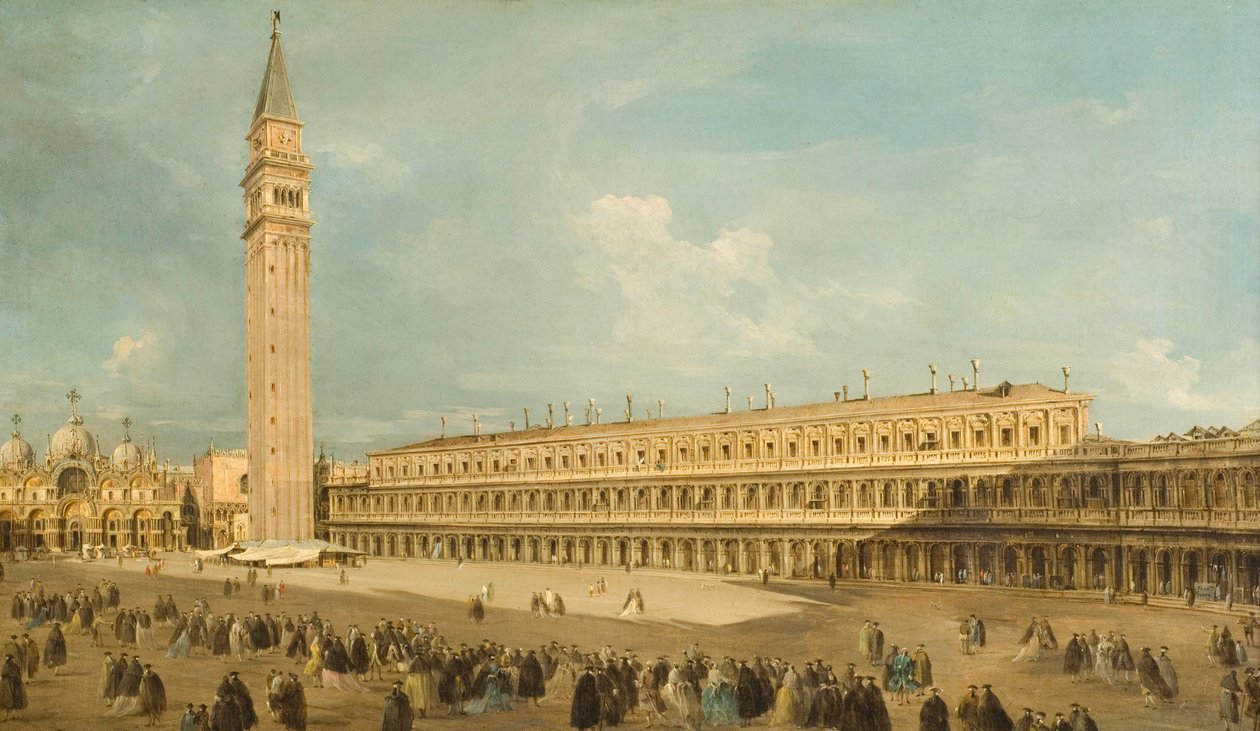 Piazza San Marco a Venezia da Francesco Guardi