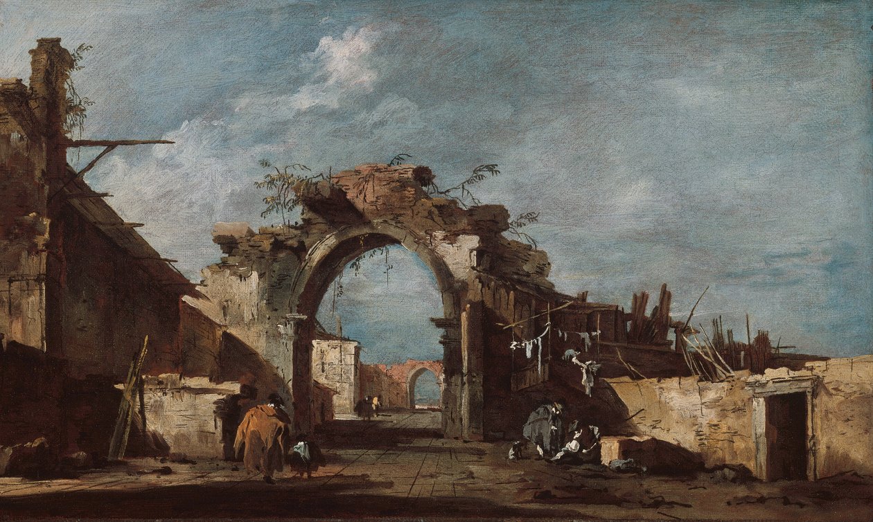 Arco in rovina da Francesco Guardi