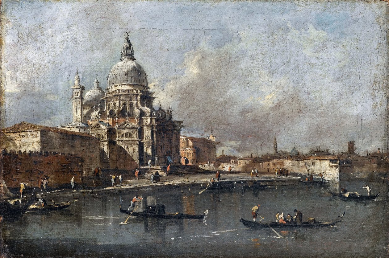 Santa Maria della Salute, Venezia, c.1780 da Francesco Guardi