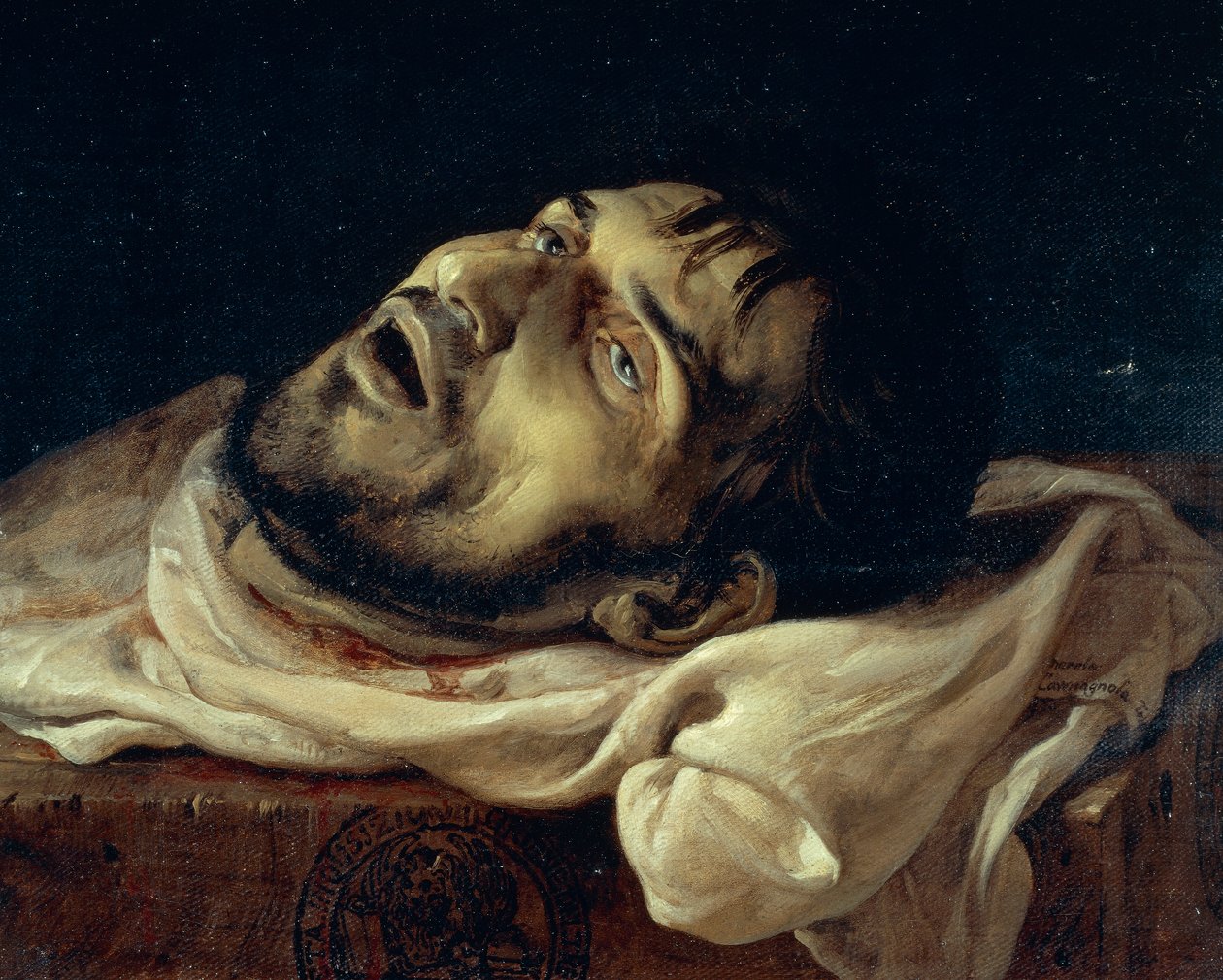 Testa del Conte di Carmagnola da Francesco Hayez