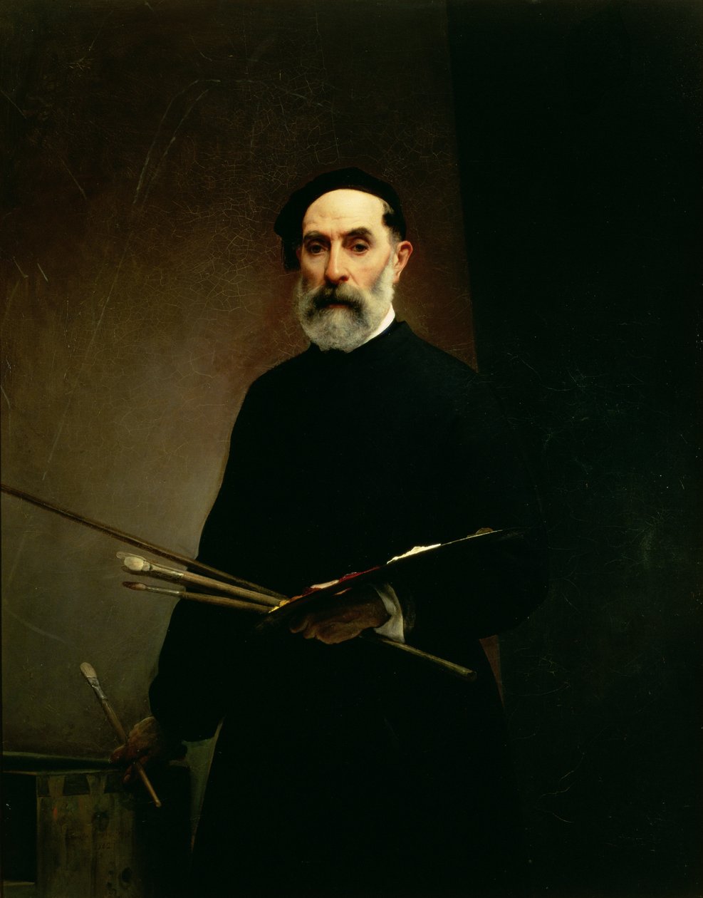 Autoritratto, c.1860-62 da Francesco Hayez