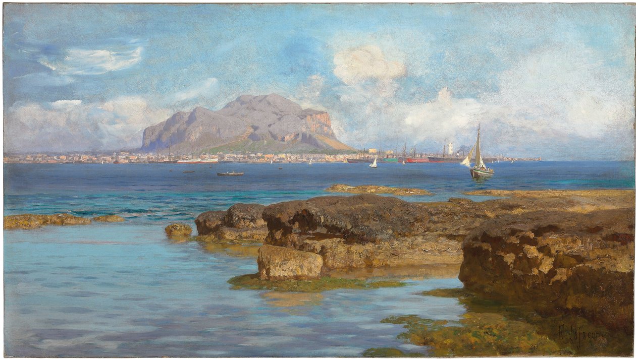 Monte Pellegrino, Palermo, Sicilia da Francesco Lojacono