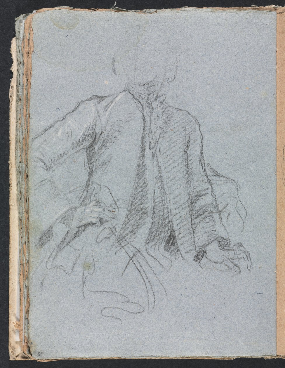 Taccuino di Verona: Gentiluomo (pagina 54) da Francesco Lorenzi