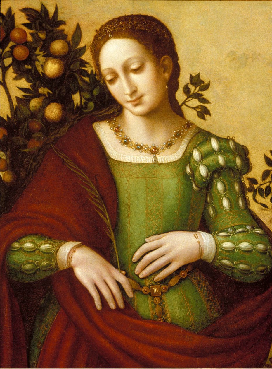 Santo femminile da Francesco Melzi