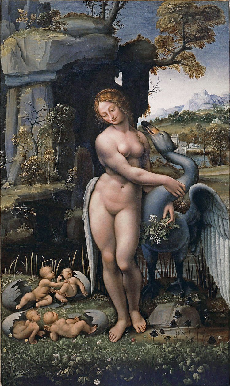 Leda e il cigno da Francesco Melzi