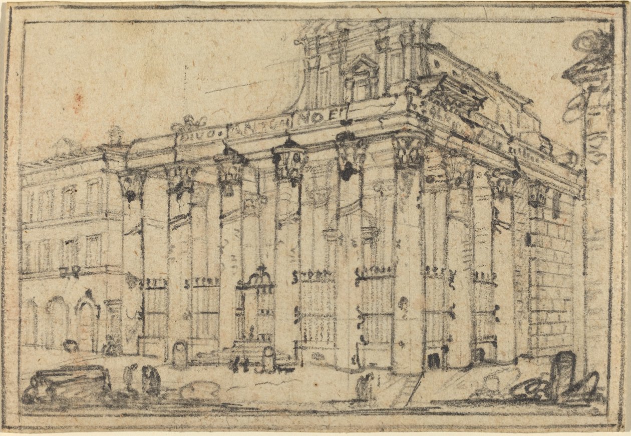 Il Tempio di Antonino e Faustina da Francesco Piranesi