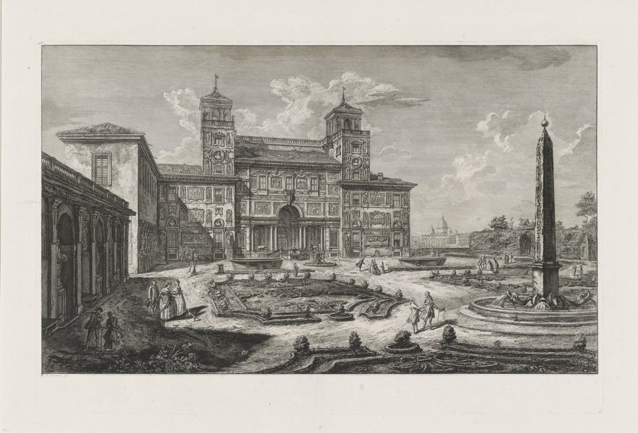La Villa Medici da Francesco Piranesi