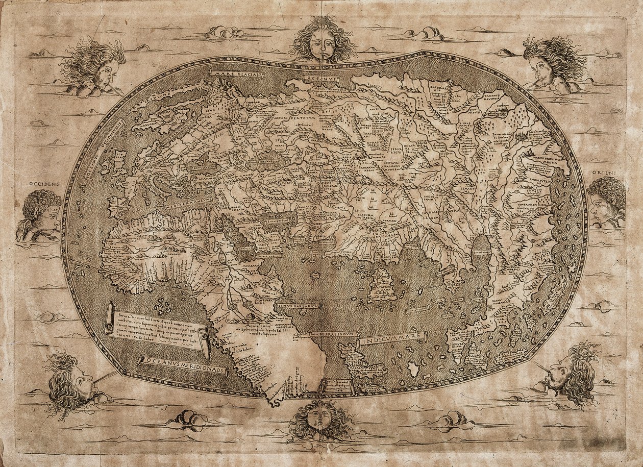 Planisfero (Landau Finaly) da Francesco Rosselli