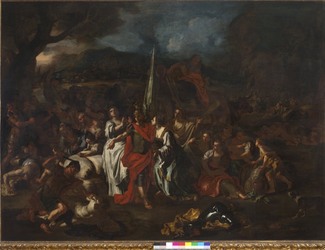 Davide vincitore degli Amaleciti da Francesco Solimena