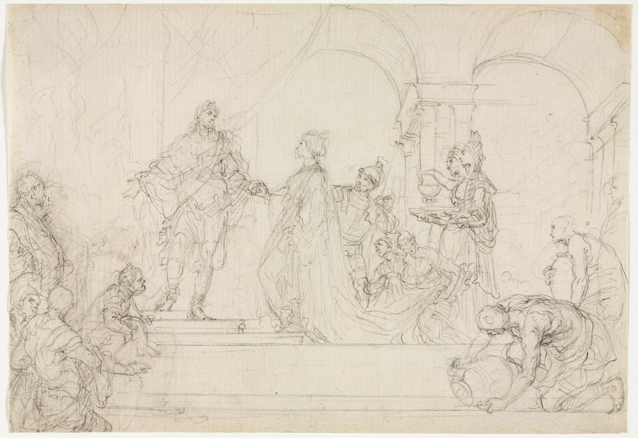 Incontro di Salomone e la Regina di Saba da Francesco Solimena