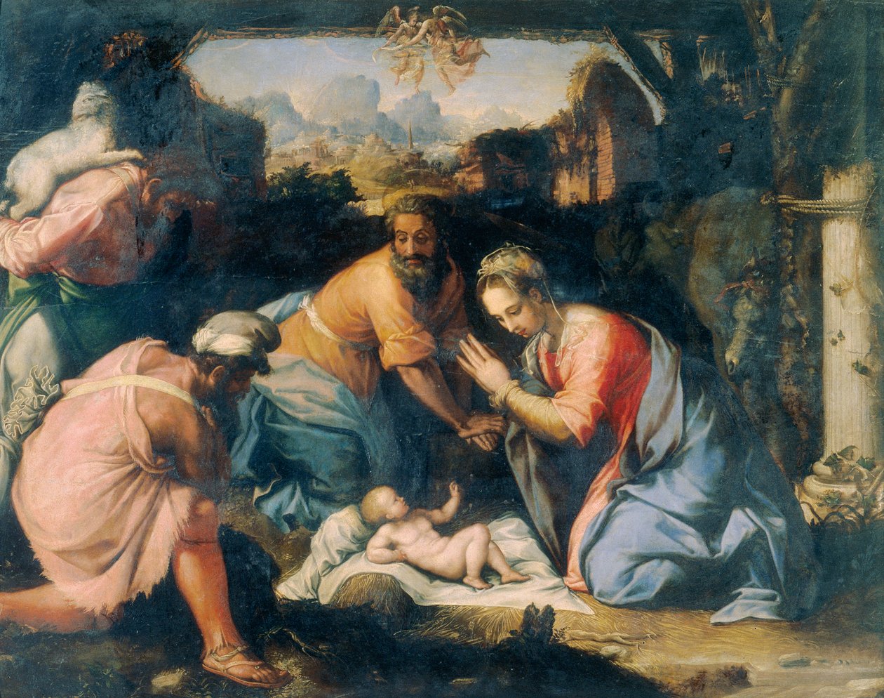 Adorazione dei pastori da Francesco de Rossi Salviati