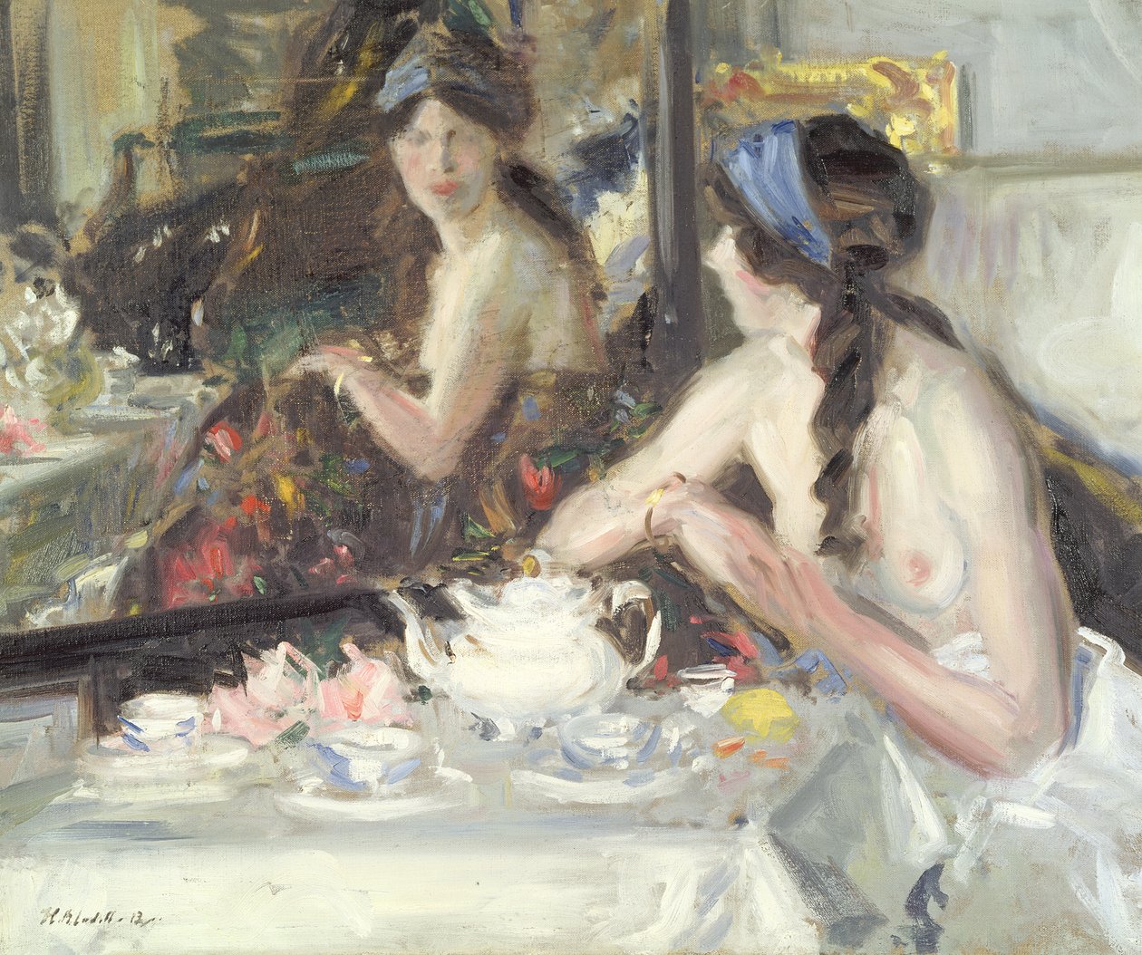 Allo specchio, 1913 da Francis Campbell Boileau Cadell