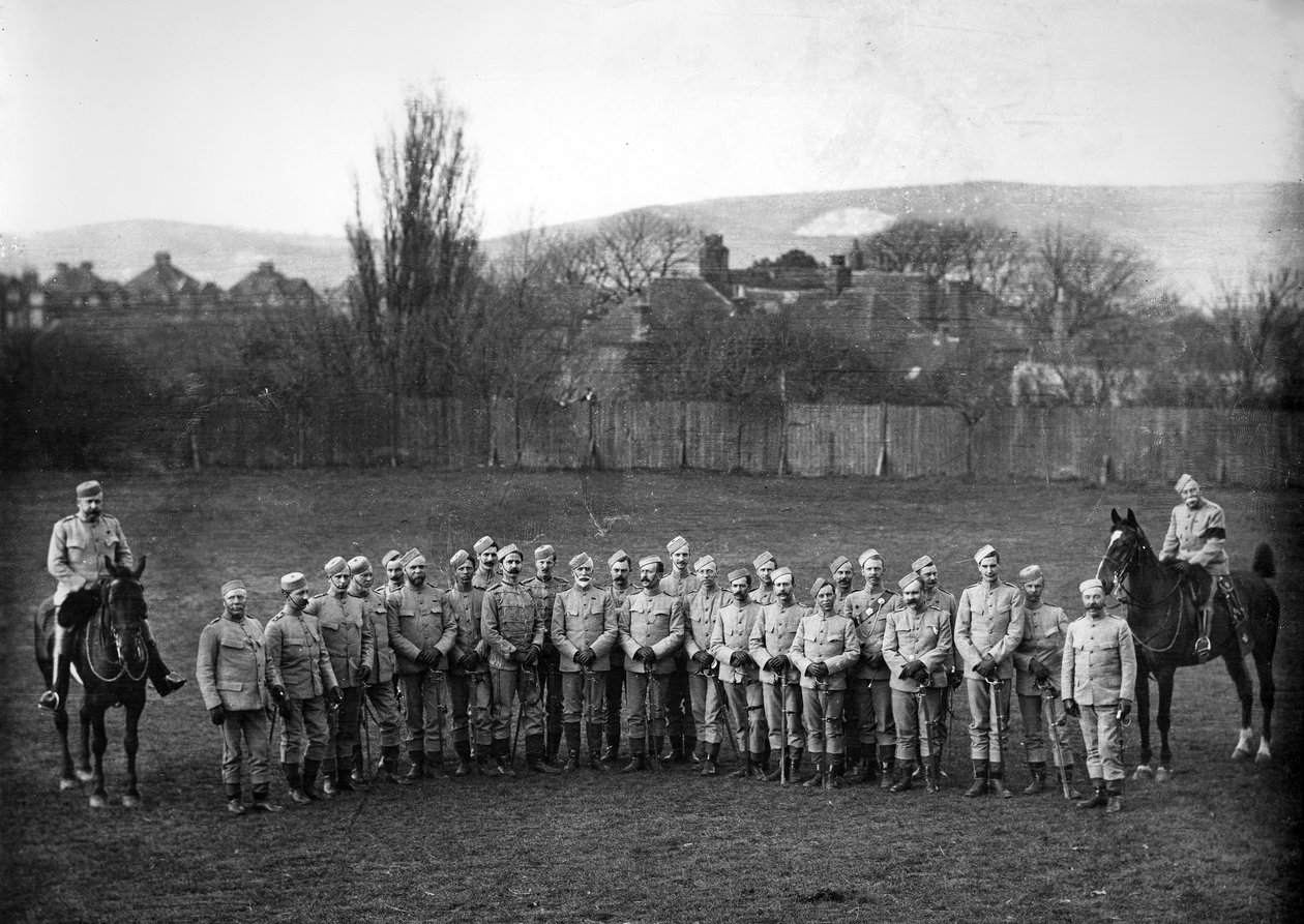Ufficiali dei Queens Westminster Volunteers (13th Middlesex), c.1890s da Francis G. O. Stuart