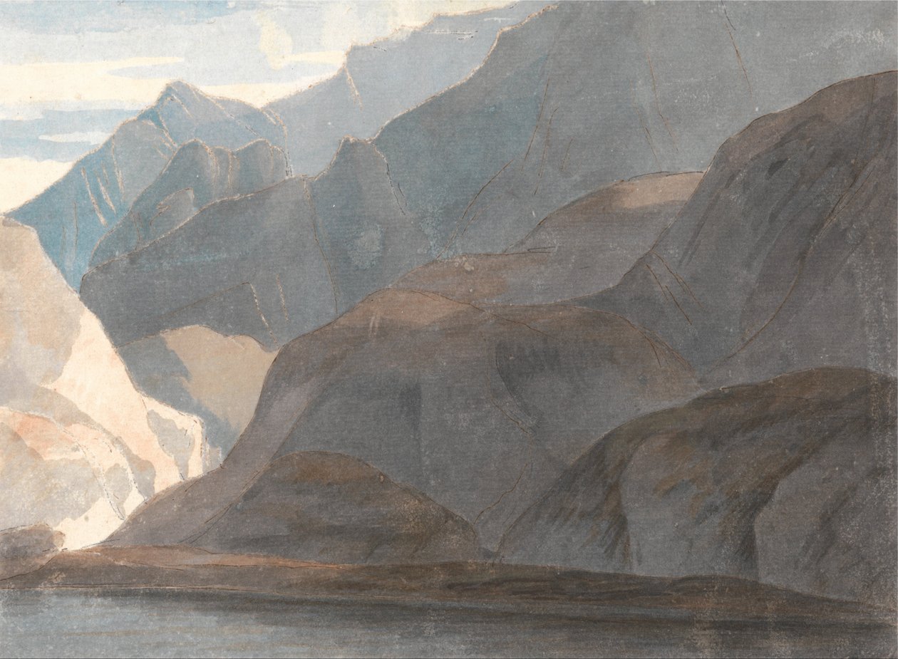 Sul lago di Como da Francis Towne