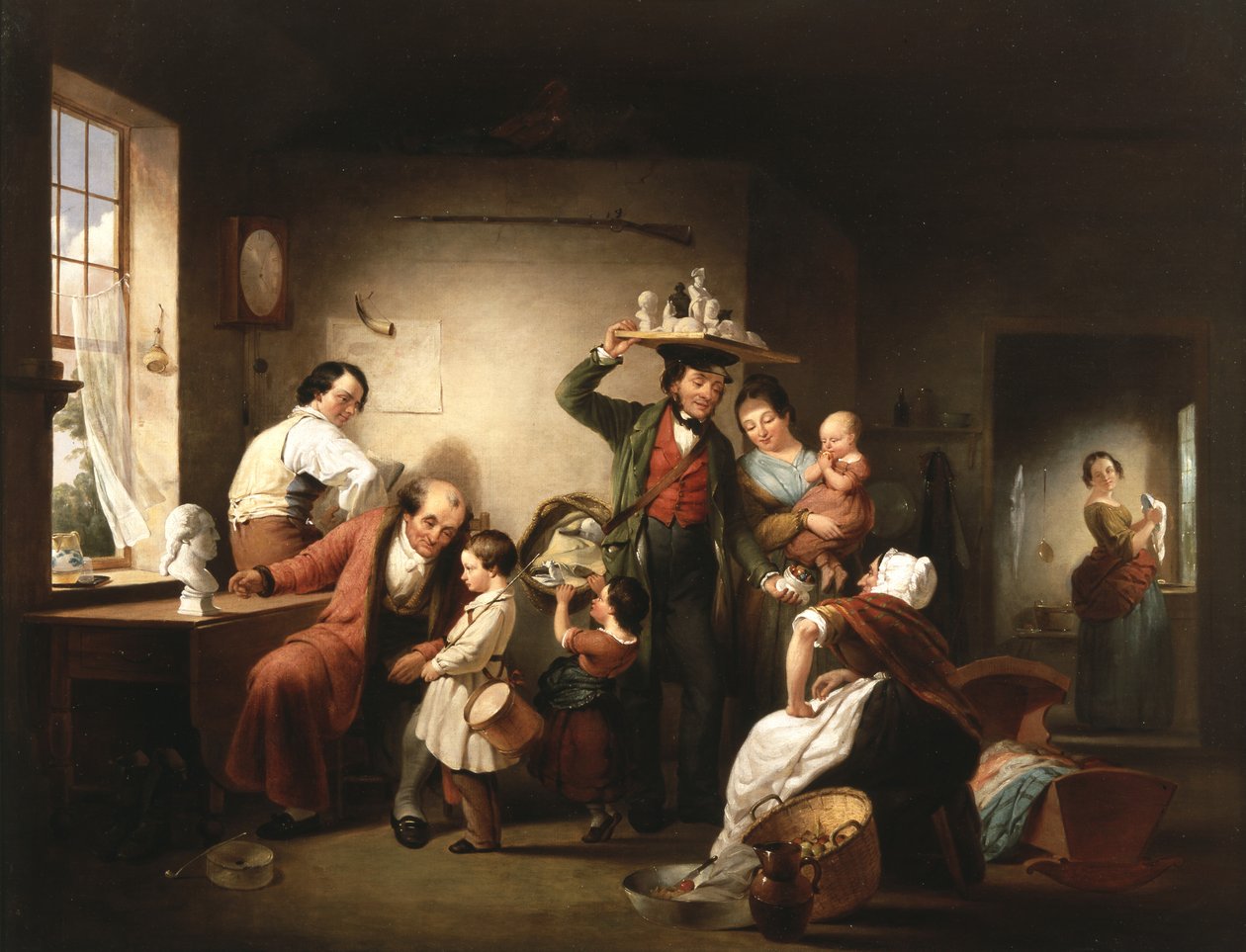 Il venditore di immagini, c.1844 da Francis William Edmonds