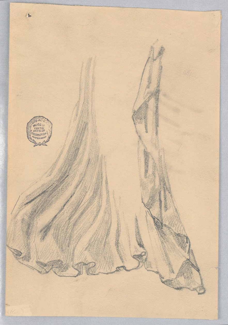 Studio di drappeggio da Francis Augustus Lathrop
