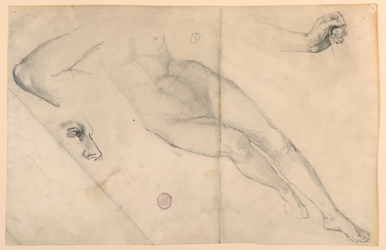Studio di nudo da Francis Augustus Lathrop