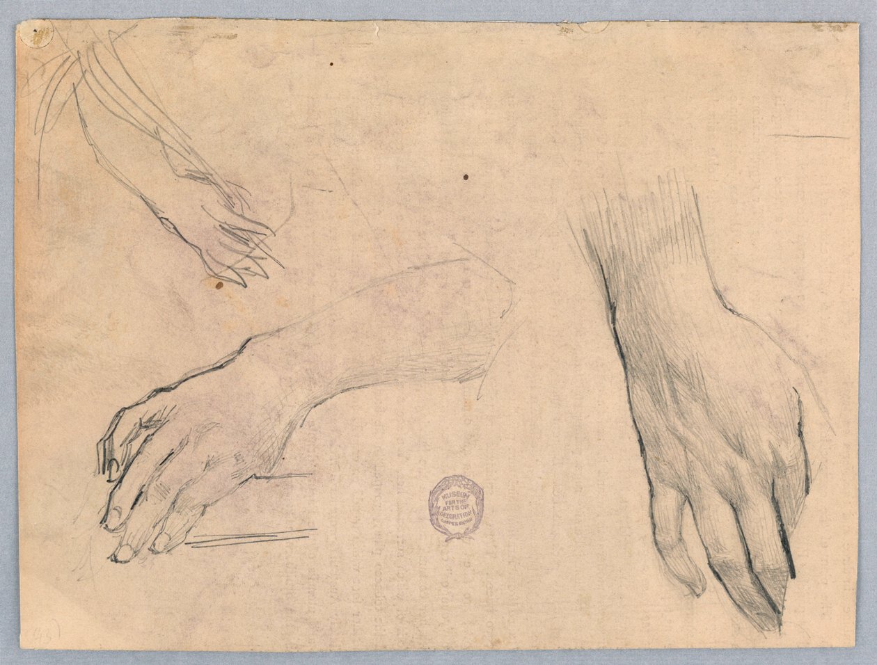 Studi di mani da Francis Augustus Lathrop