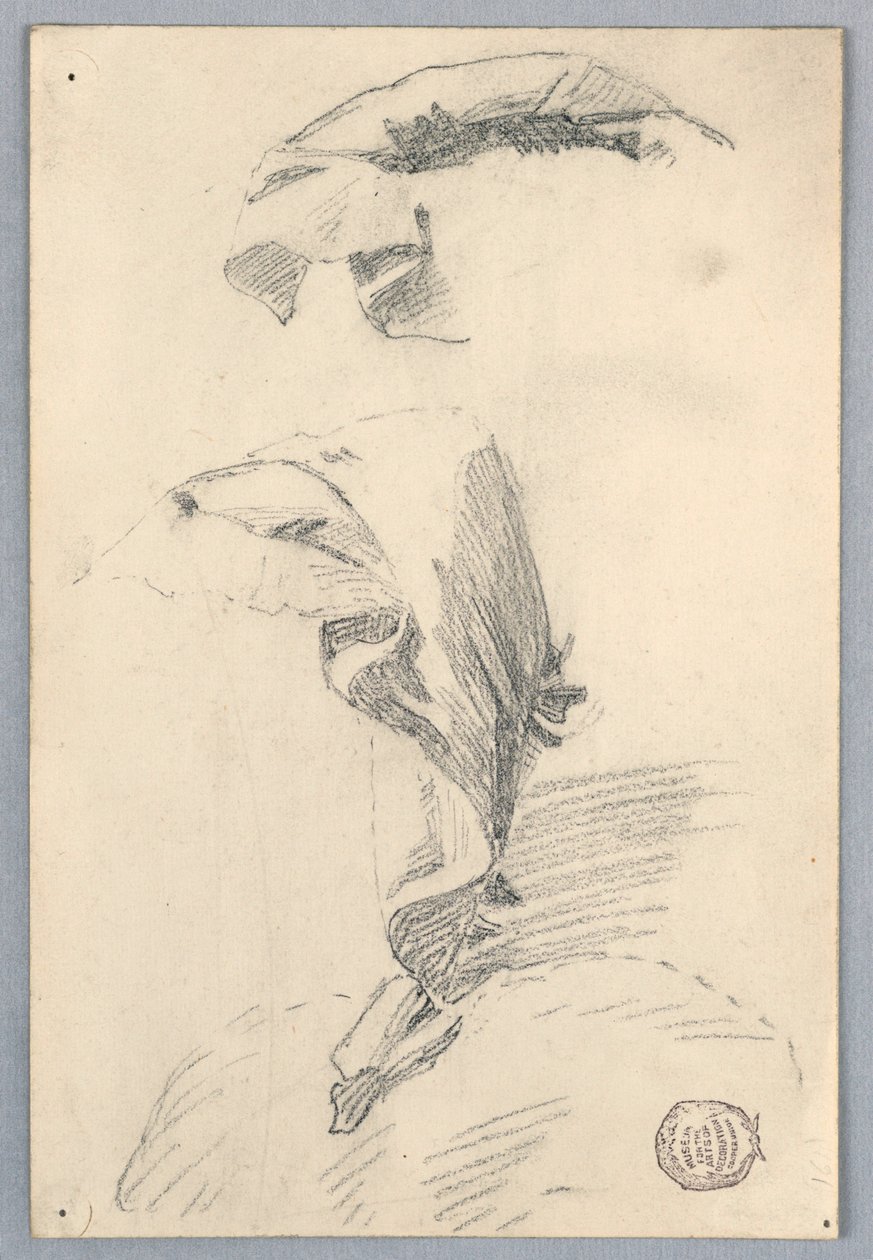 Studio di drappeggio da Francis Augustus Lathrop
