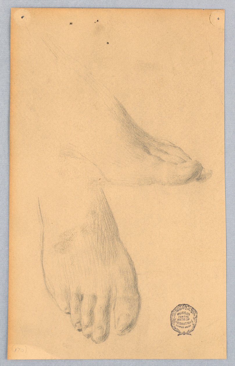 Studio di piedi da Francis Augustus Lathrop