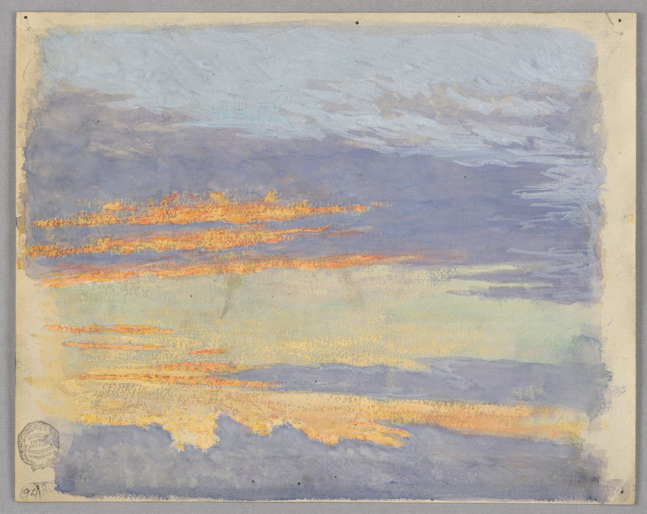 Studio di nuvole, Roma, Italia da Francis Augustus Lathrop