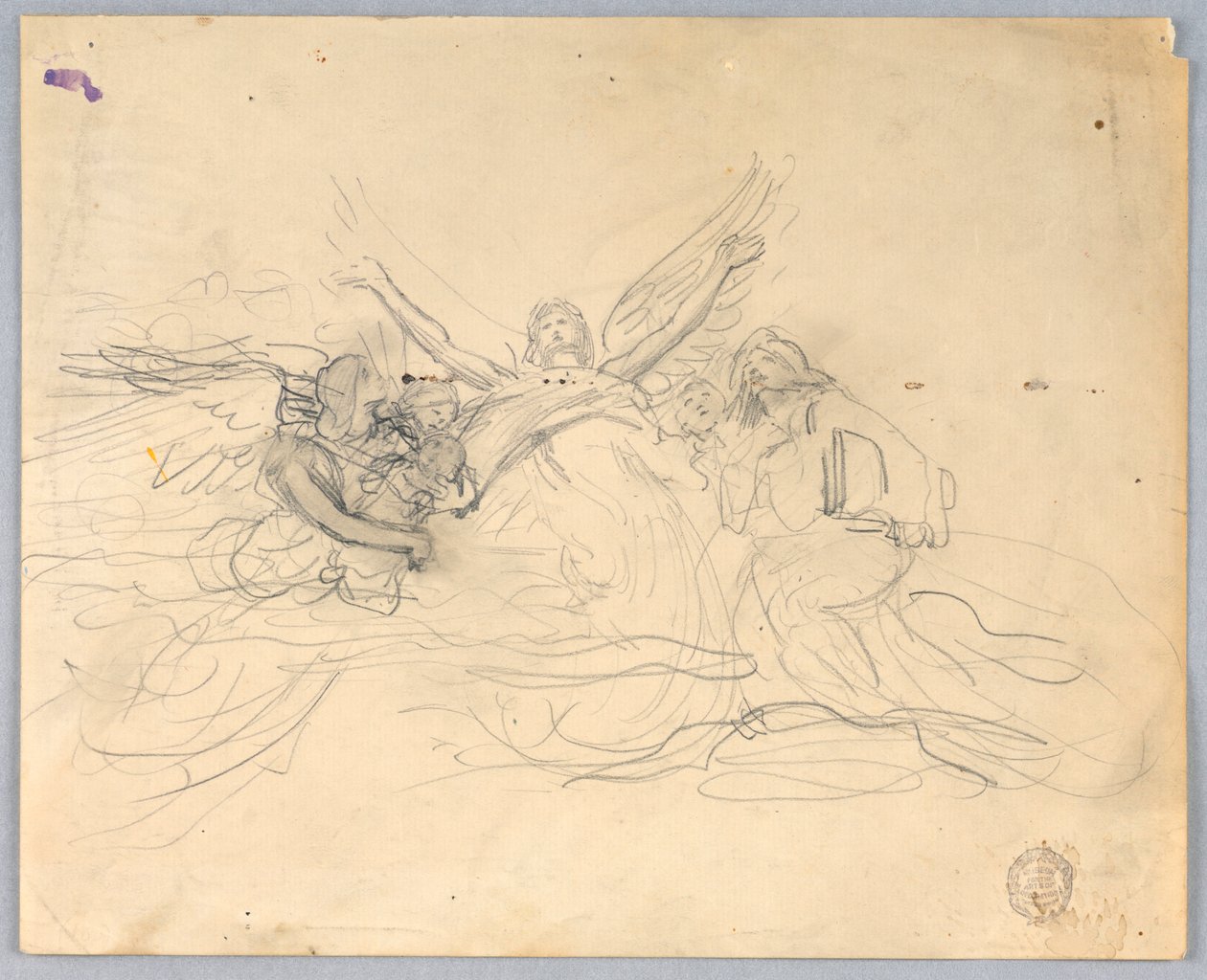 Angeli adoranti da Francis Augustus Lathrop