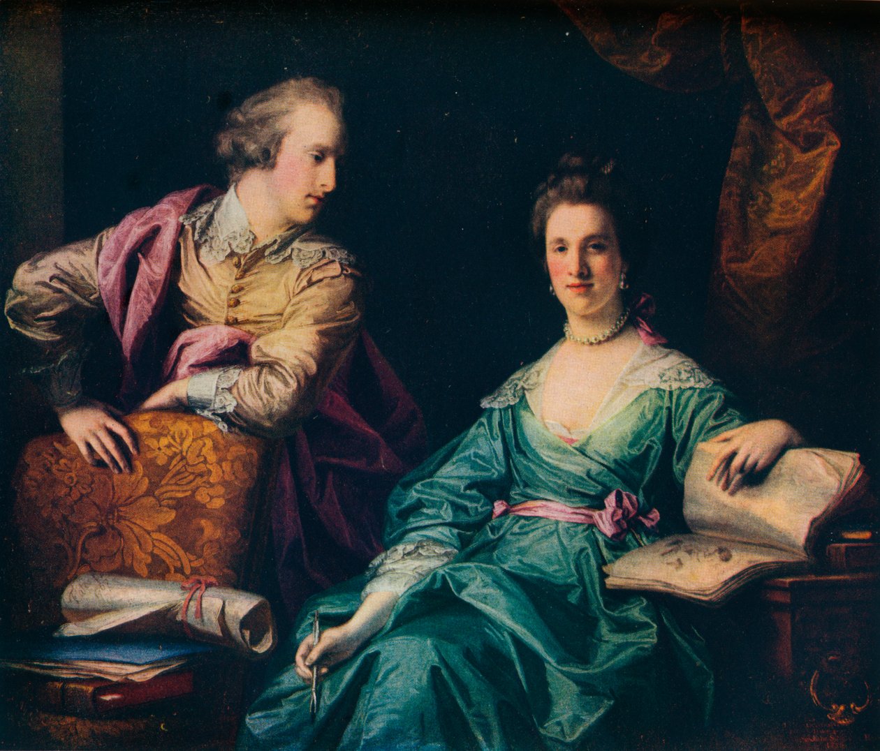 Isabel e Thomas Crathorne, 1767 da Francis Cotes