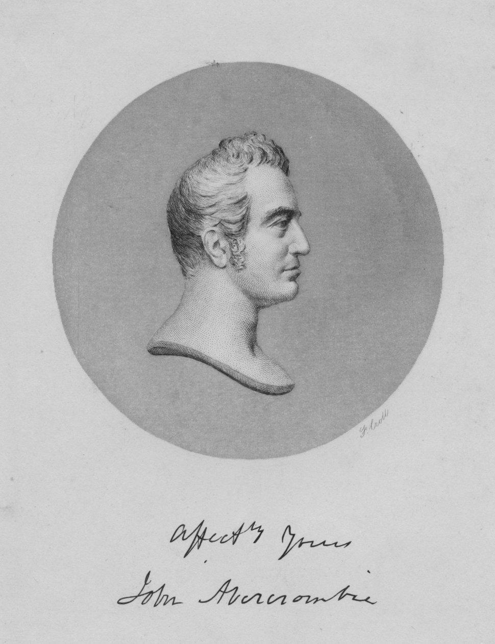 John Abercrombie, c1850 da Francis Croll