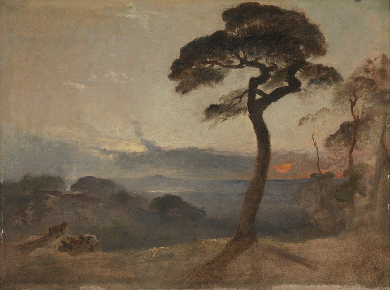 Tramonto a Hampstead Heath da Francis Danby