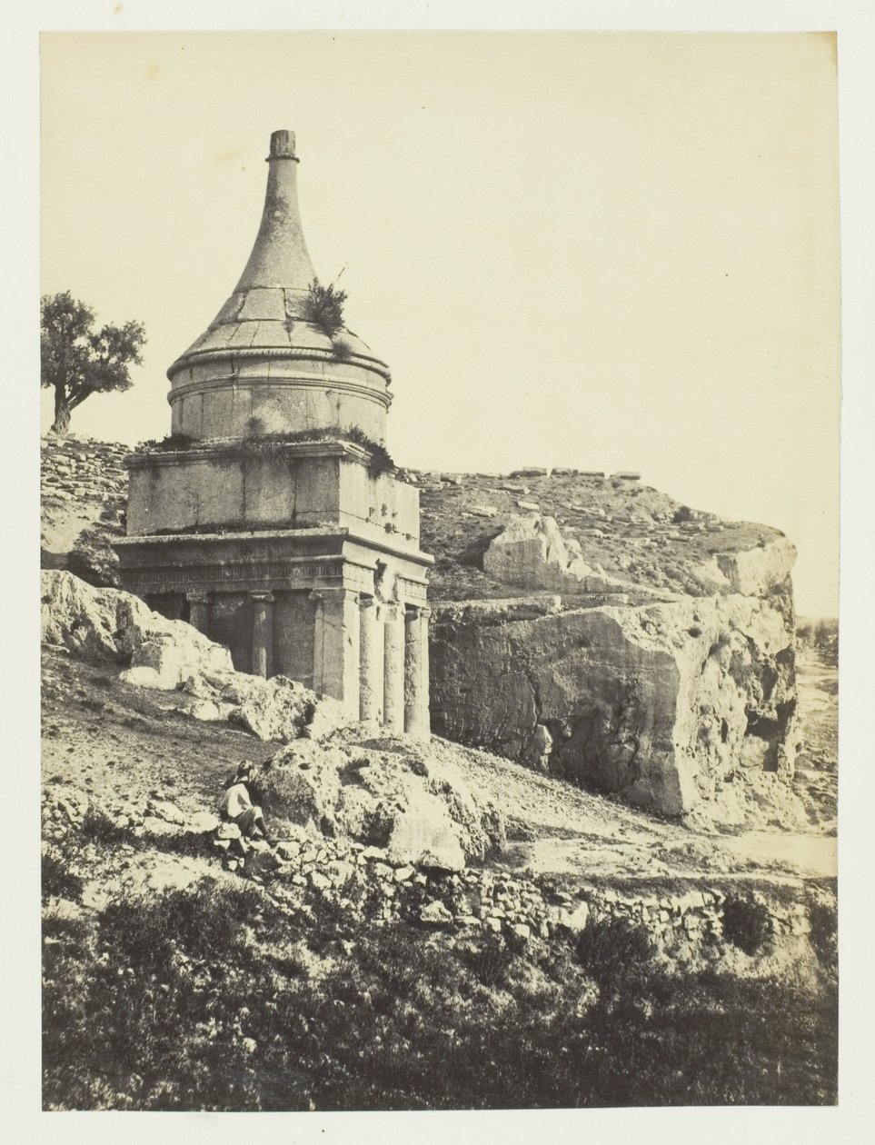 Tomba di Absalom, Gerusalemme da Francis Frith