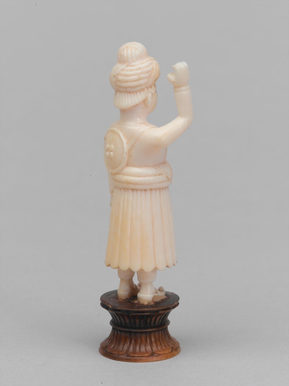 Pedone nero, pezzo degli scacchi, India da Francis Frith