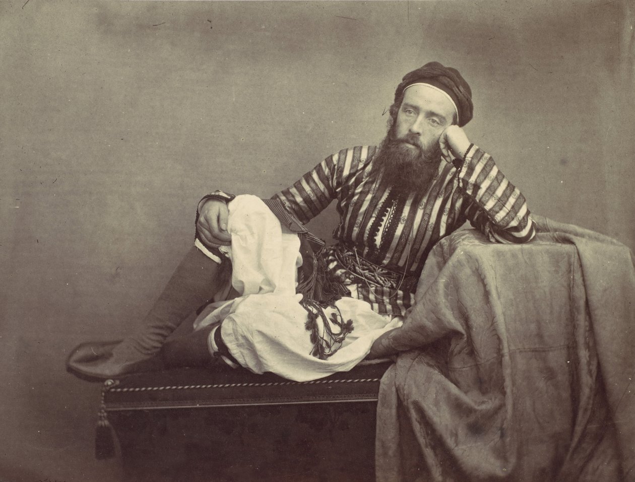 Ritratto, Costume Estivo Turco da Francis Frith