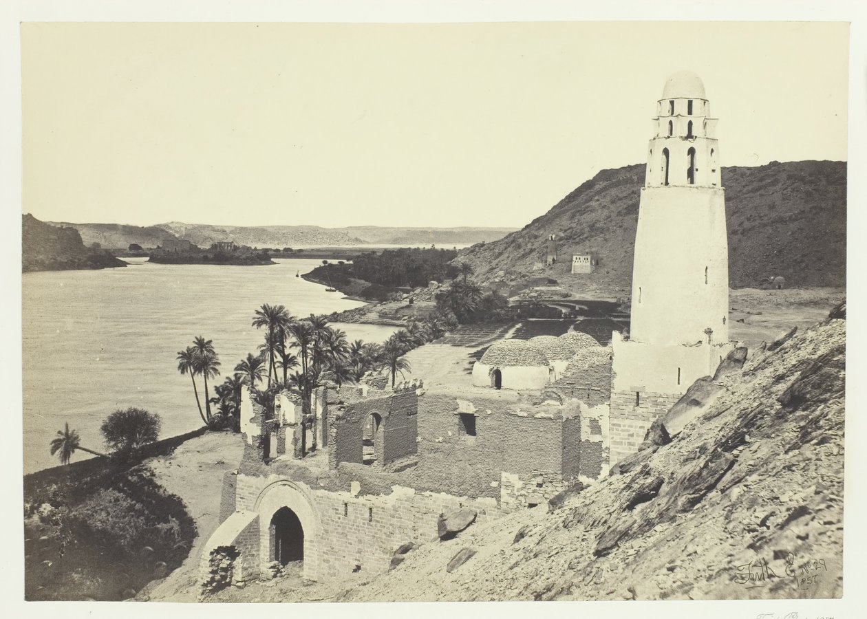 Moschea in rovina vicino a Filè, 1857 da Francis Frith