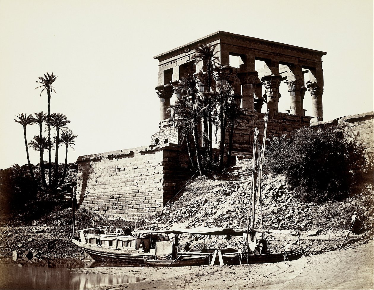 Il Tempio di Hypaethral, Philae (Egitto) da Francis Frith