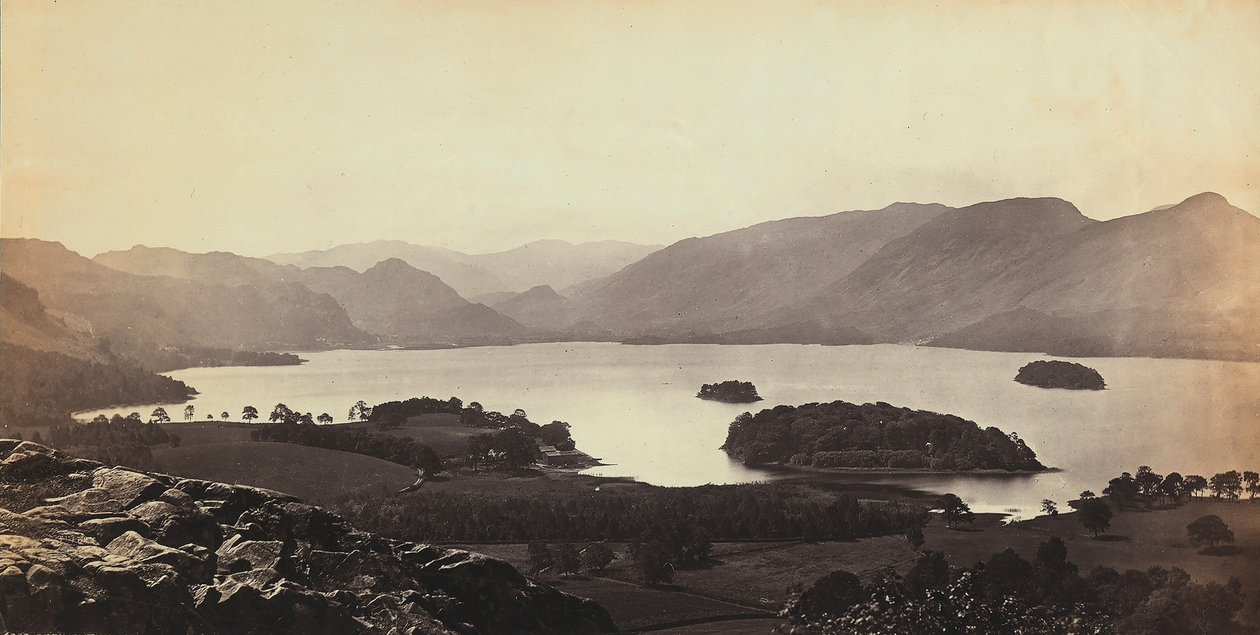 Il lago vicino a Derwentwater in Gran Bretagna da Francis Frith