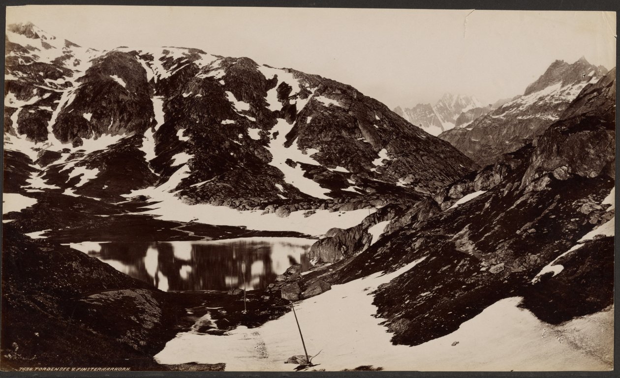 Tordensee e Finsteraarhorn da Francis Frith