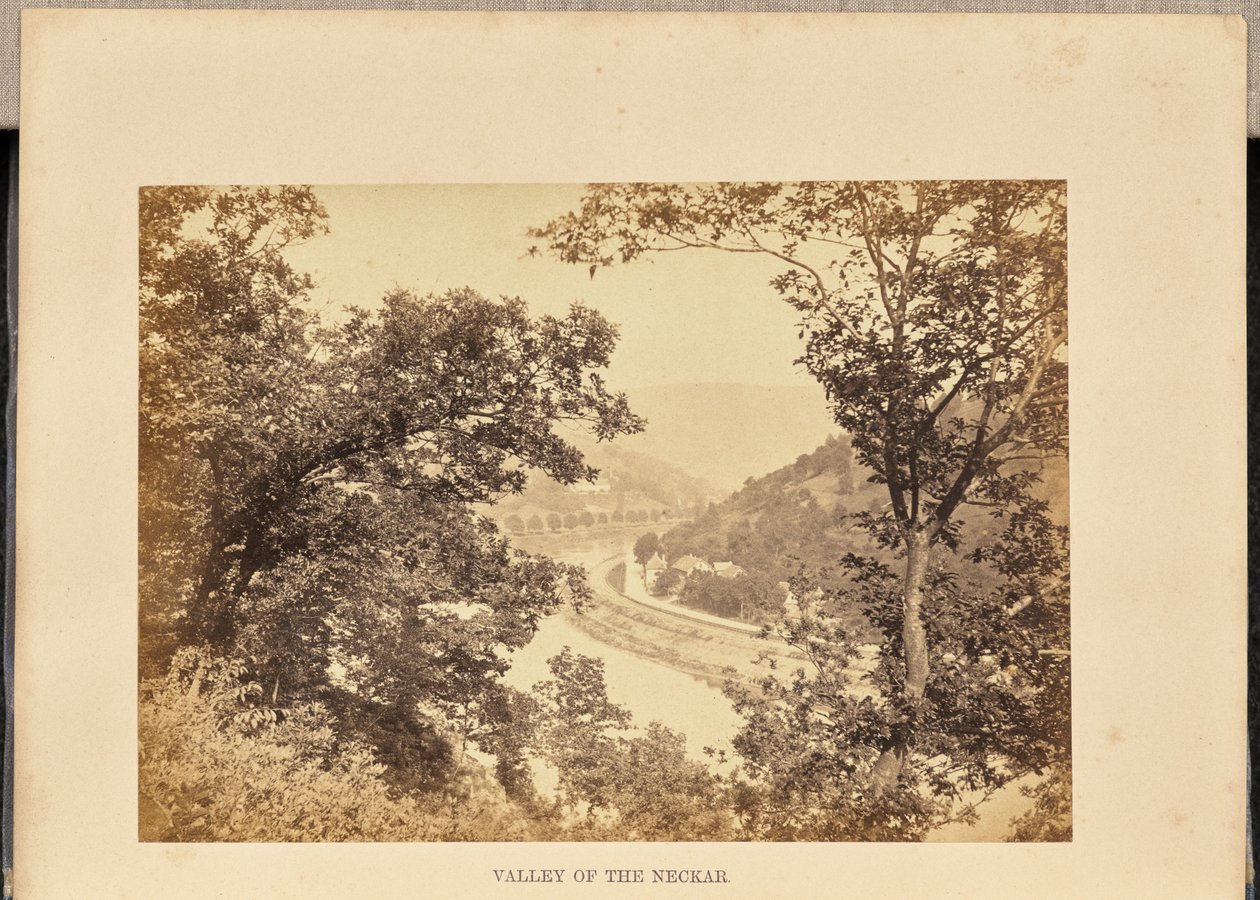 Valle del Neckar da Francis Frith
