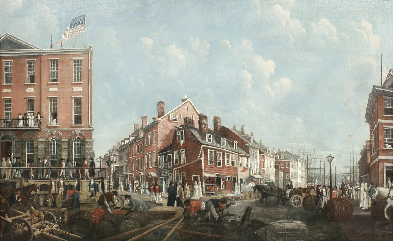 Tontine Coffee House, c.1797 da Francis Guy