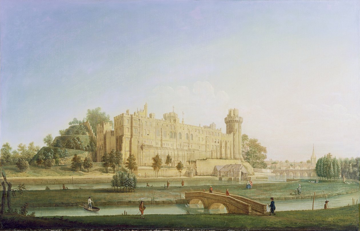 Castello di Warwick, c.1764 da Francis Harding
