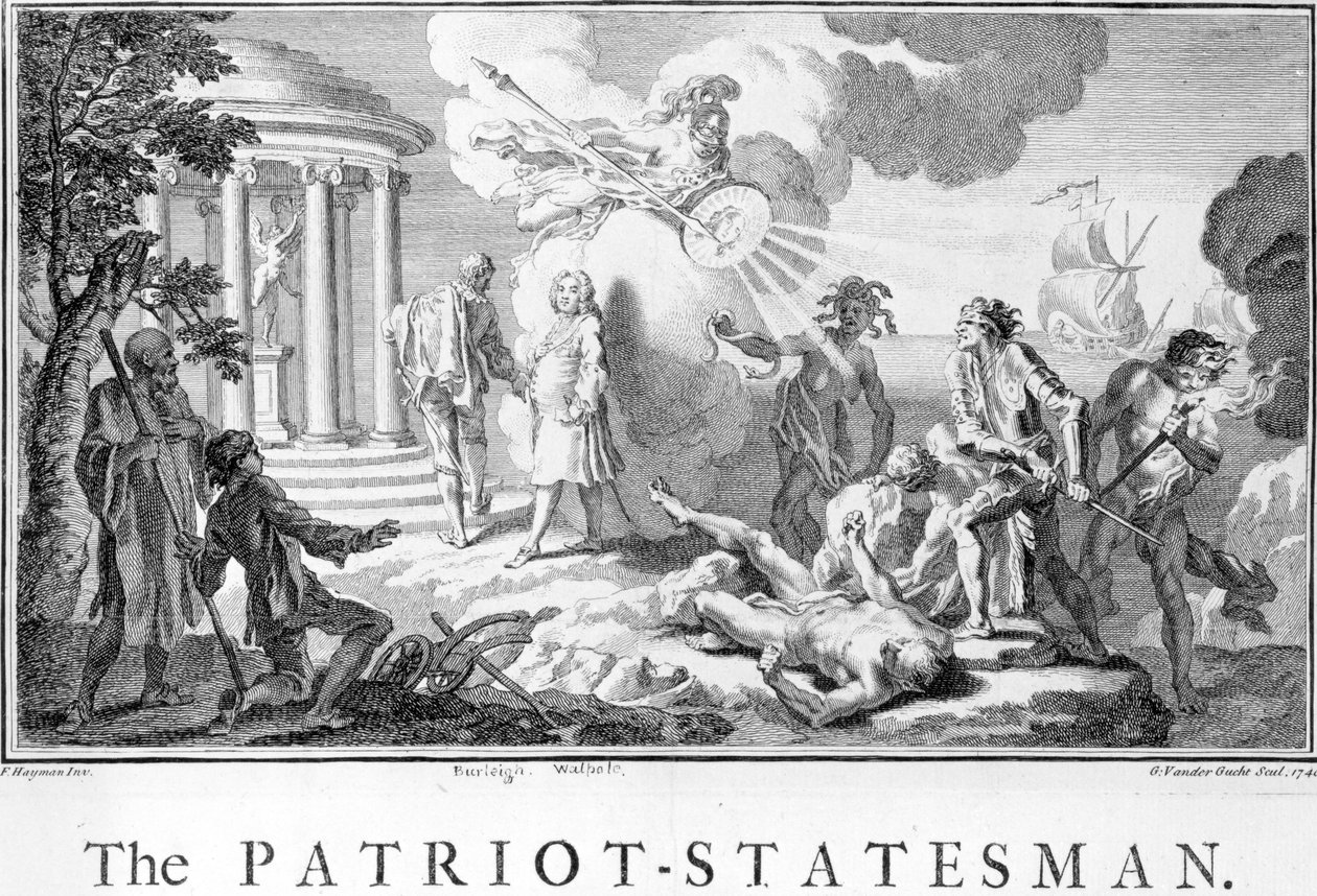 Lo statista patriota, 1740 da Francis Hayman