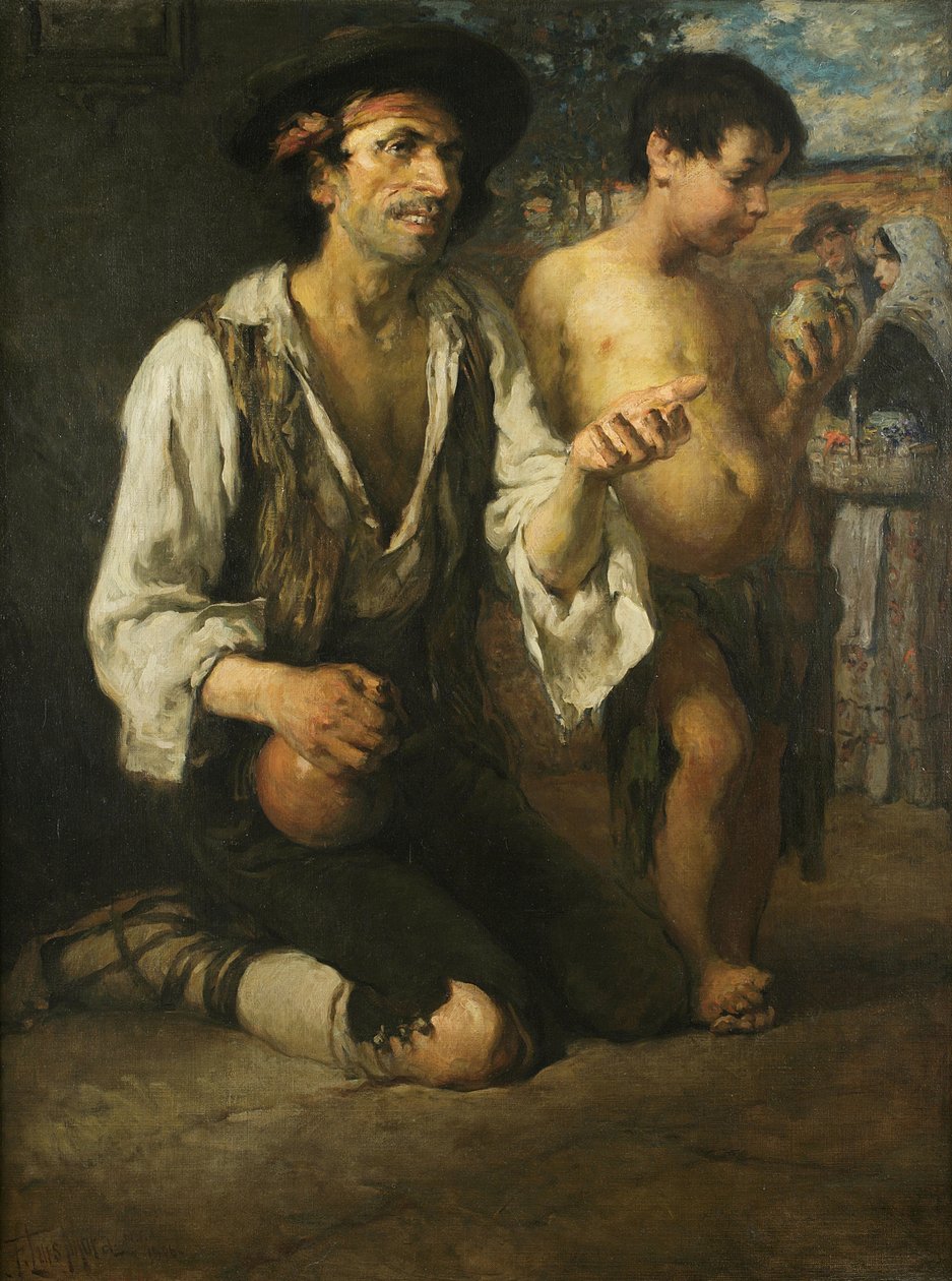 Mendicanti spagnoli da Francis Luis Mora
