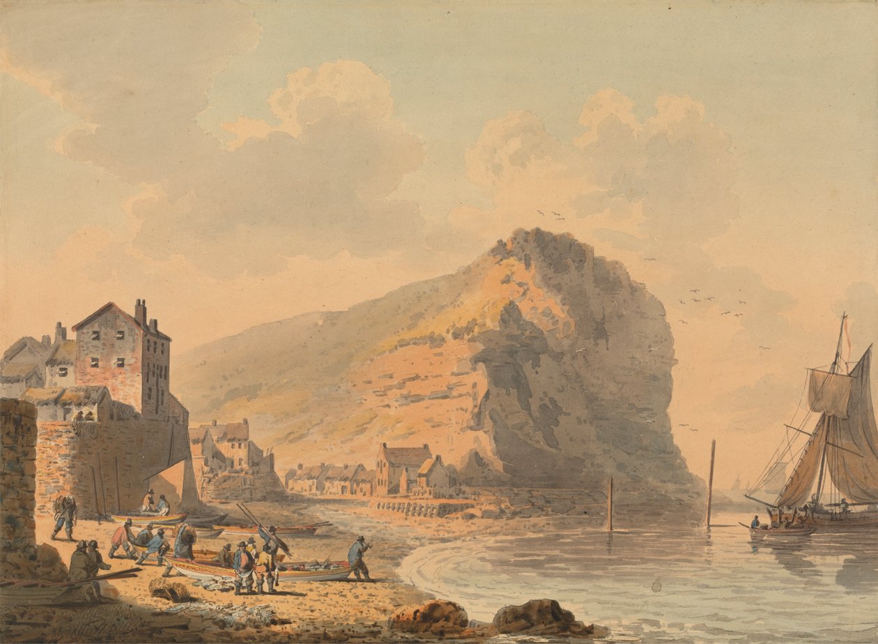 Staithes, Yorkshire da Francis Nicholson