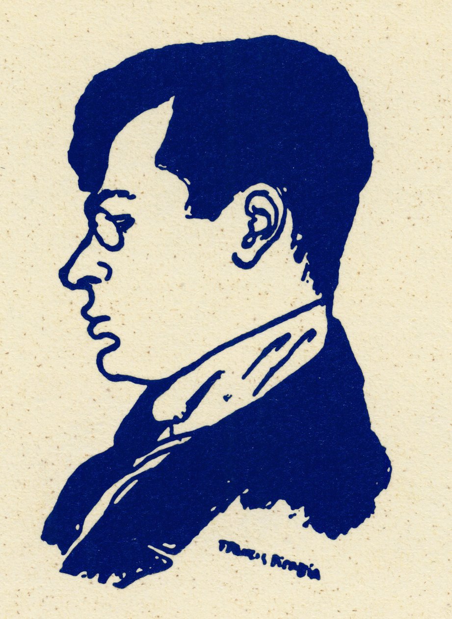 Ritratto di Tristan Tzara (Samuel Rosenstock) da Francis Picabia