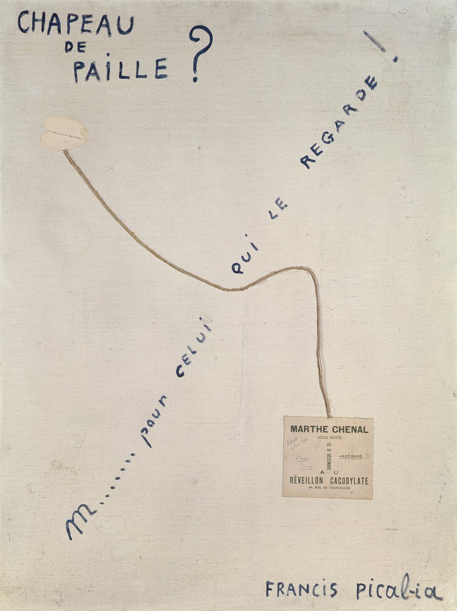 Cappello di paglia da Francis Picabia