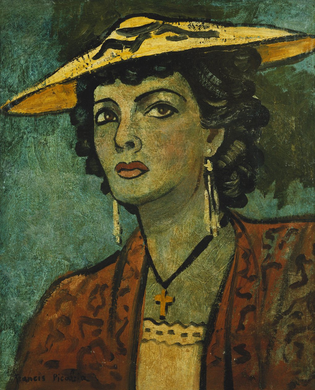 Il cappello giallo; Le Chapeau Jaune da Francis Picabia
