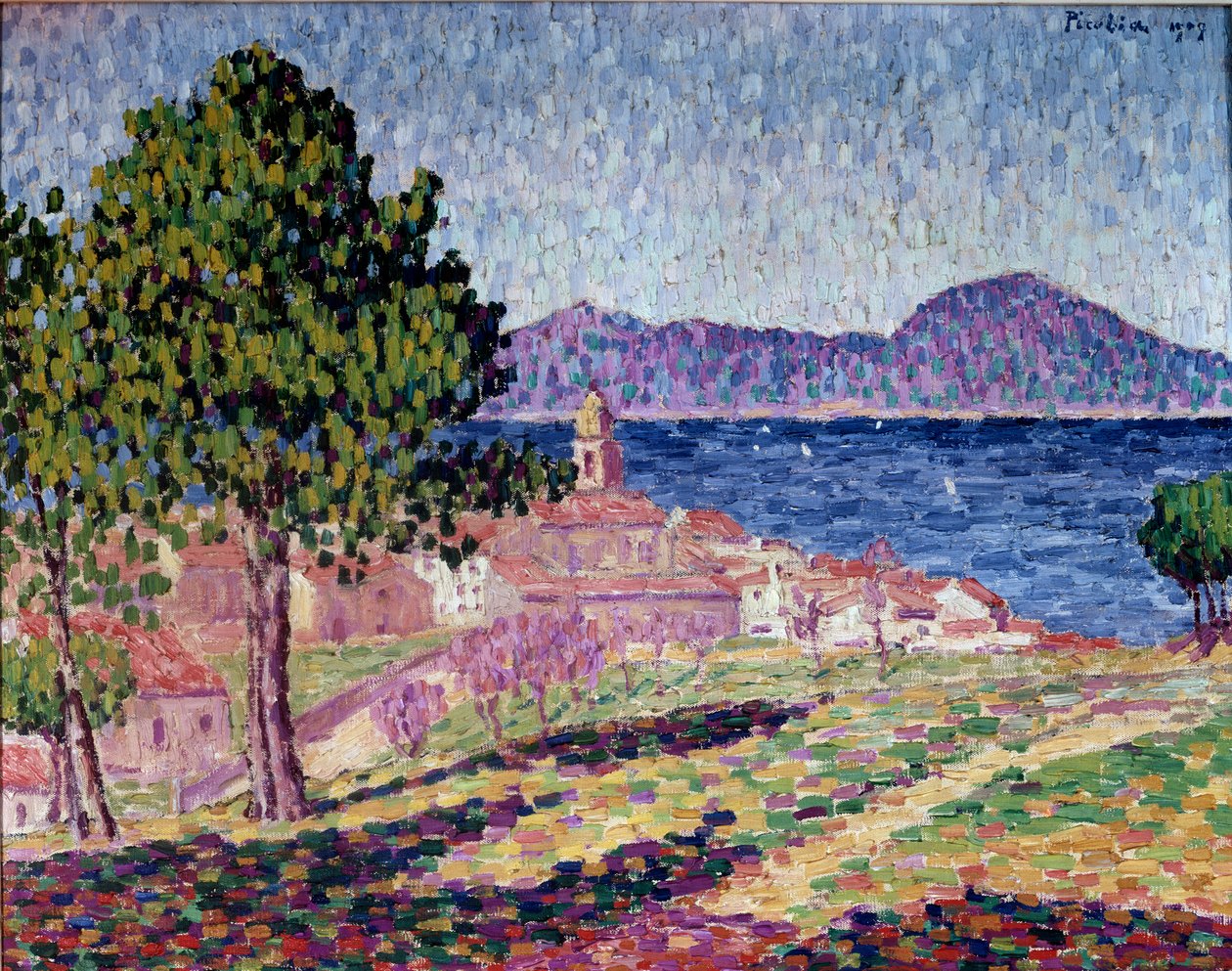 Vista su Saint Tropez, la Cittadella da Francis Picabia