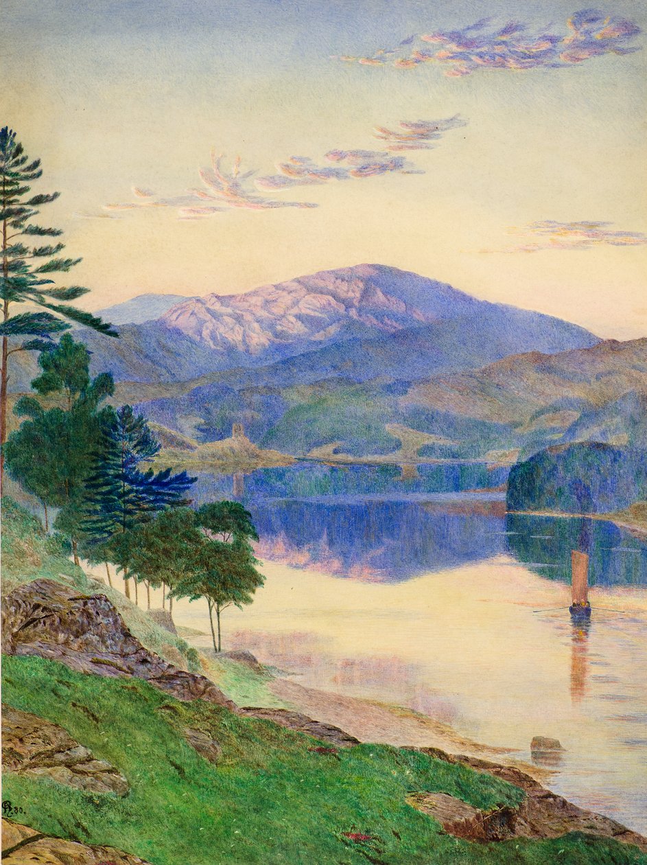 Scena lacustre da Francis Powell