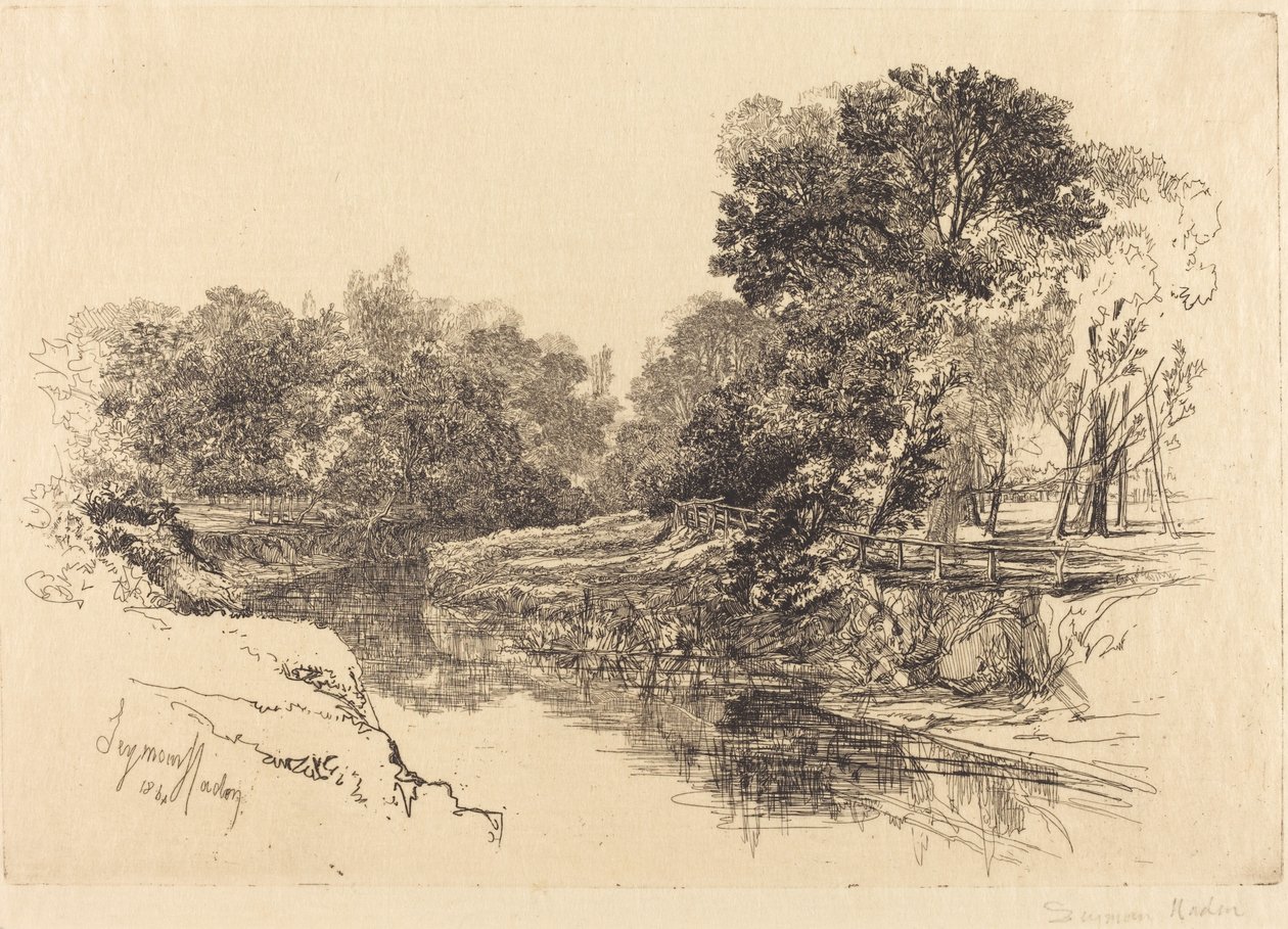 Un fiume in Irlanda da Francis Seymour Haden